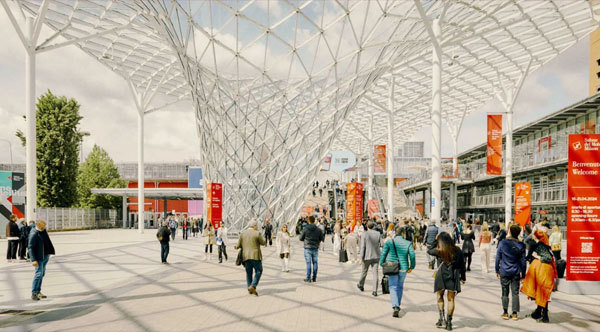 Salone-Eingang im Jahr 2024 (Foto: Stefan Giftthaler)