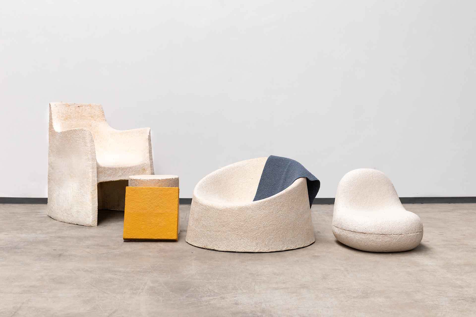 Der Kern des Stuhls Banet wird vom Aifunghi-Schwesterunternehmen Growmolding hergestellt.