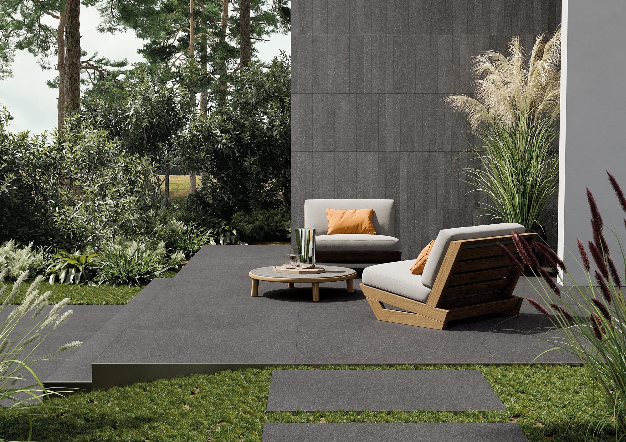Lavica von Keope im Farbton Anthracite