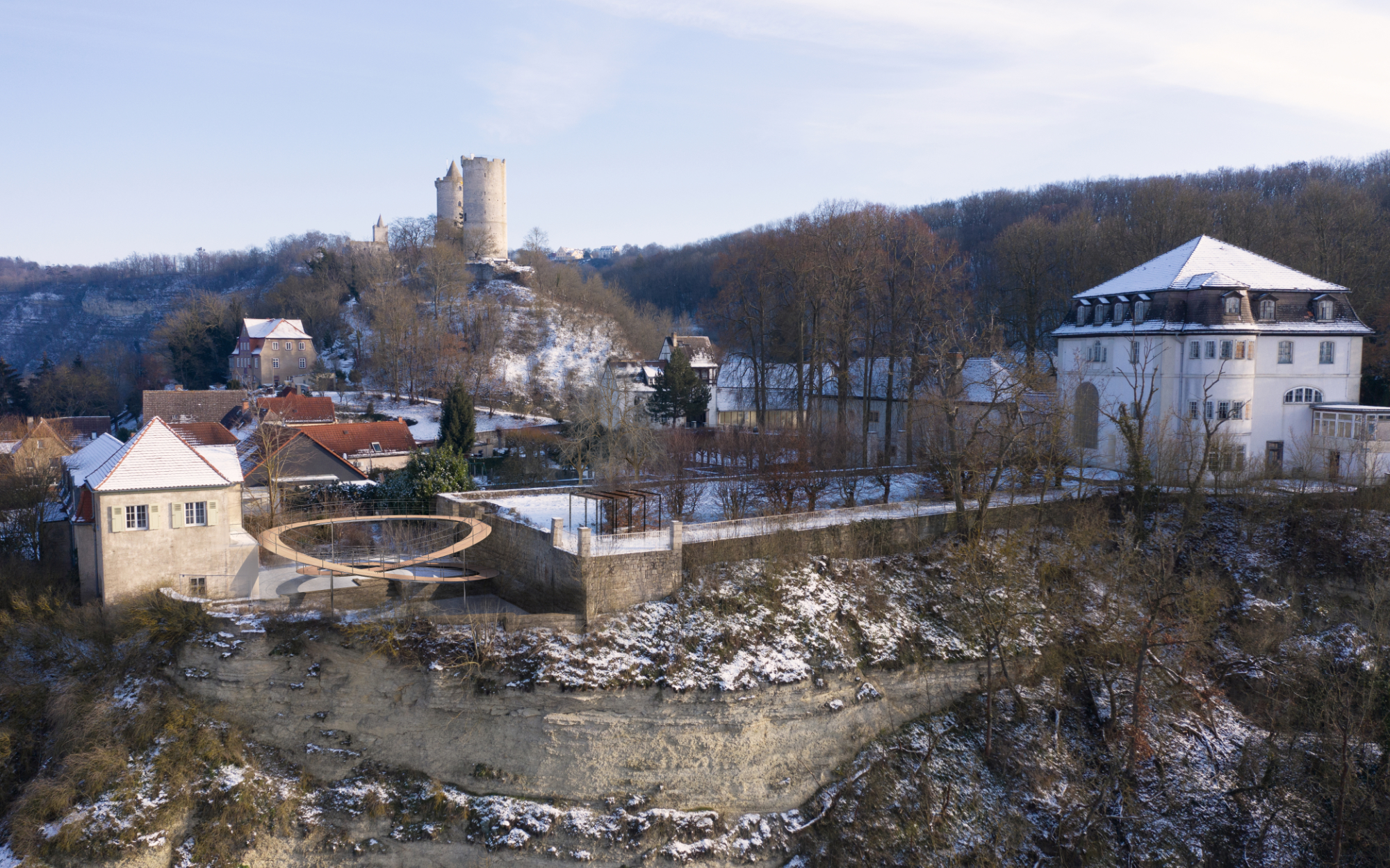 Der Masterplan der dänischen Architektin Dorte Mandrup vereint die behutsame Sanierung der bestehenden Werkstätten und Nebengebäude mit zeitgenössischen baulichen Ergänzungen.