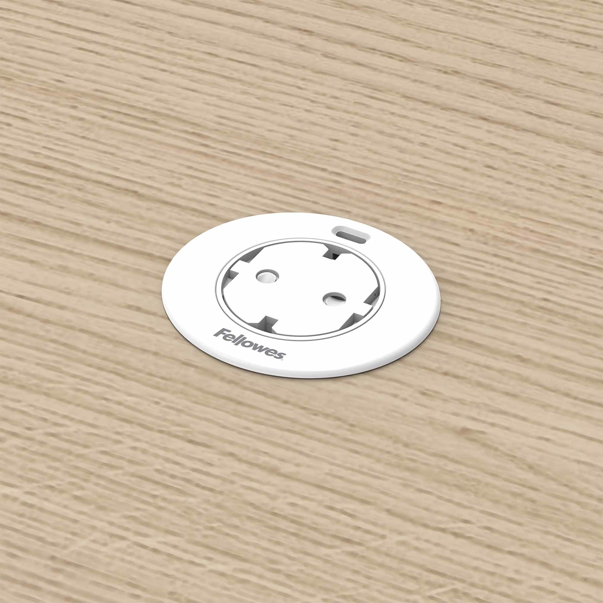 Ist Power-Spot Push nicht in Gebrauch, bleibt nur ein flacher Deckel sichtbar.