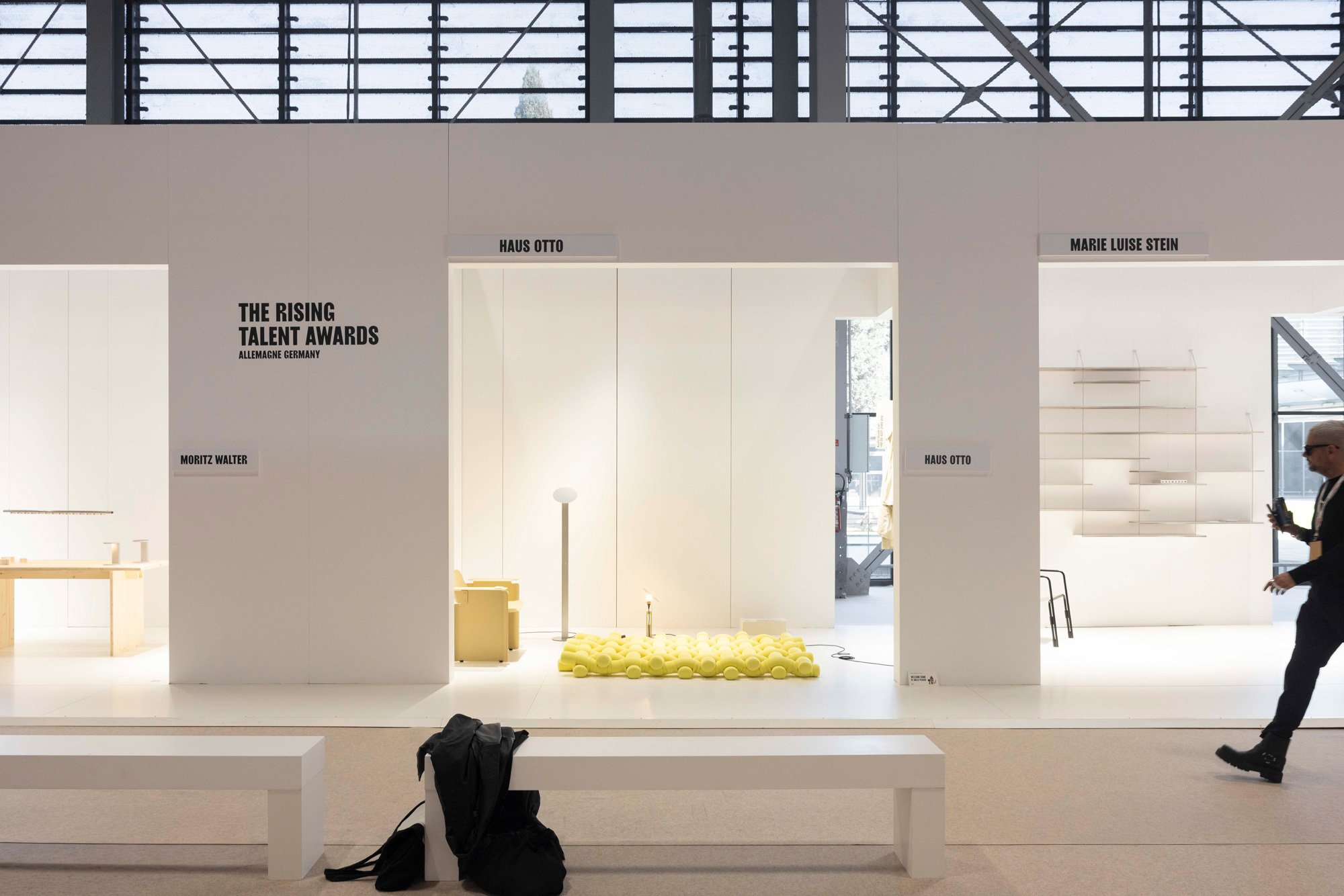 Sechs deutsche Designstudios präsentierten im September 2025 ihre Entwürfe im Rahmen der Rising Talent Awards, darunter Haus Otto, Marie Luise Stein und Moritz Walter.