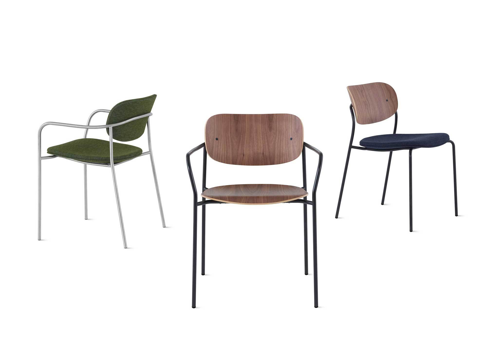 Stuhlserie Portrait für das Nationalmuseum in Oslo, hergestellt von Herman Miller