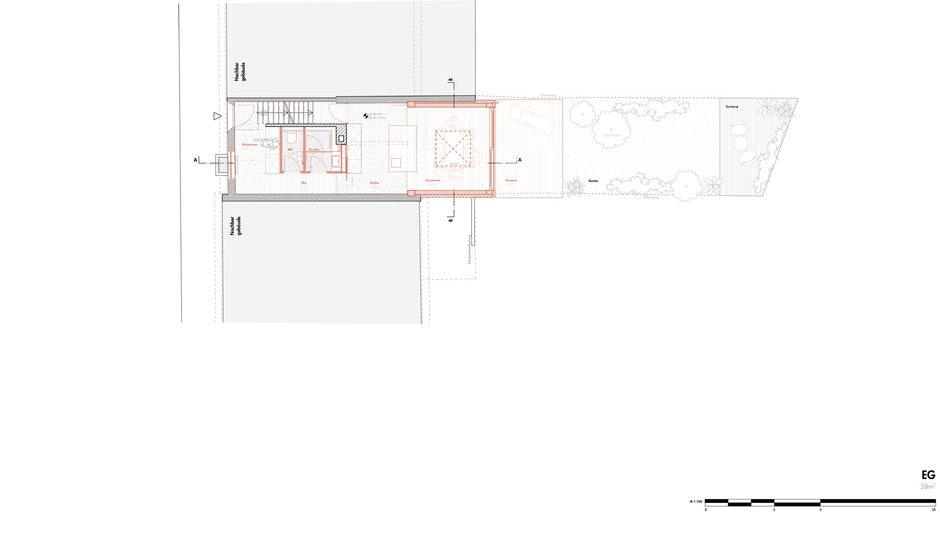 atelier brum baut Kölner Reihenhaus in offenen Wohnbau um - Projekte ...