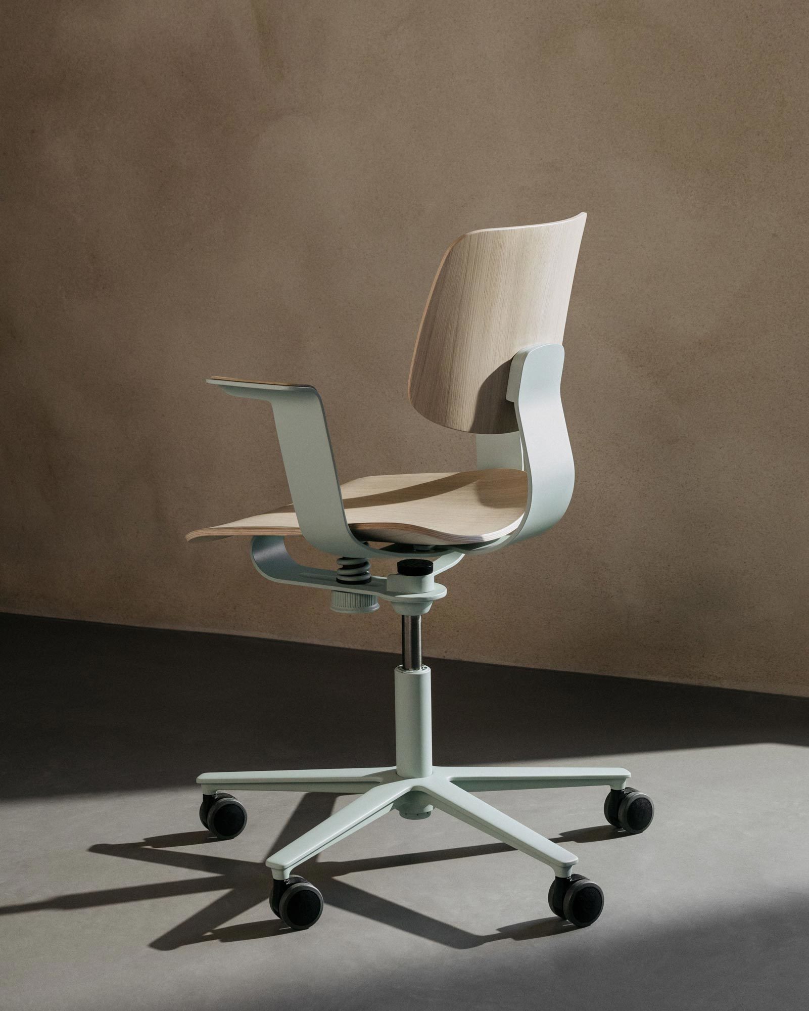 Schräge Ansicht der Rückseite