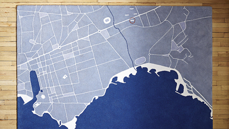 Der Teppich Atlas von Julie Bernard