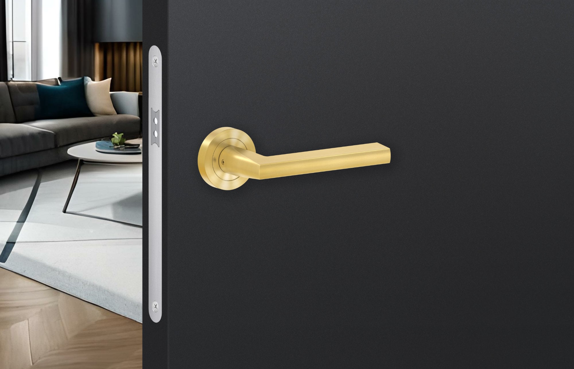 Karcher Türgriff in "Messing matt"