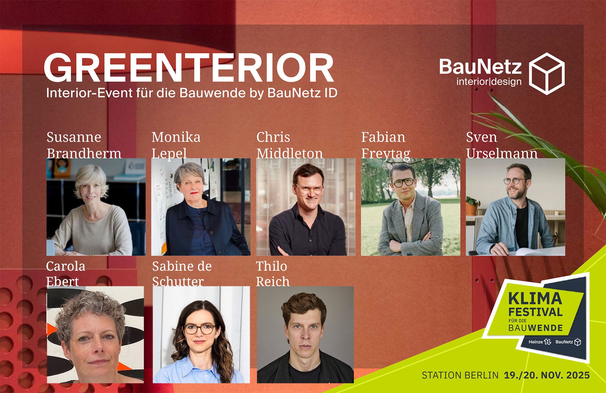 Auftakt für das Sonderformat von BauNetz id beim Klimafestival in Berlin