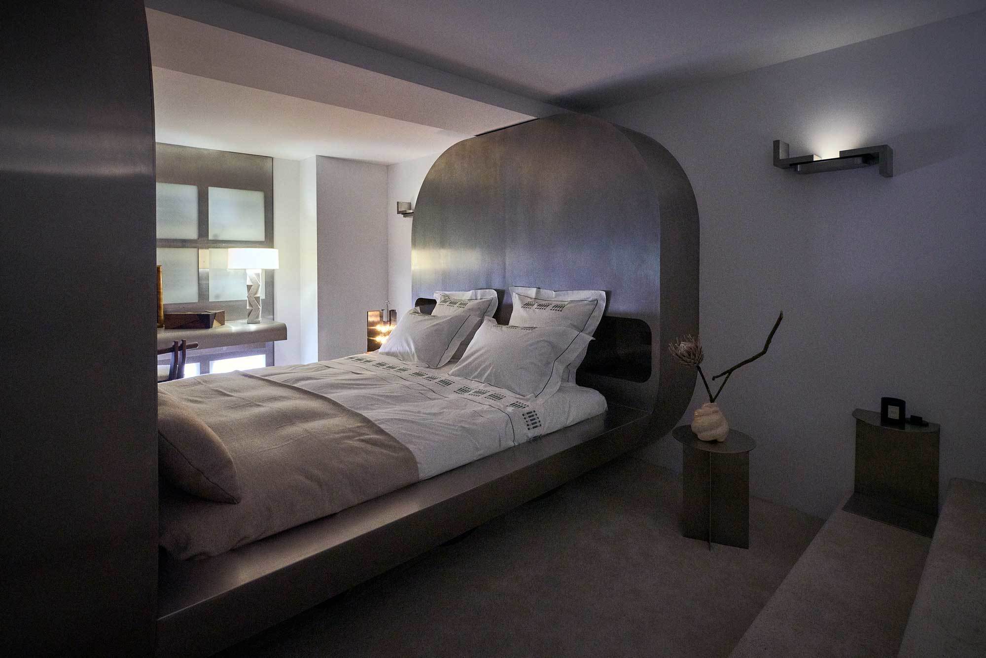 Karl Lagerfelds Schlafzimmer