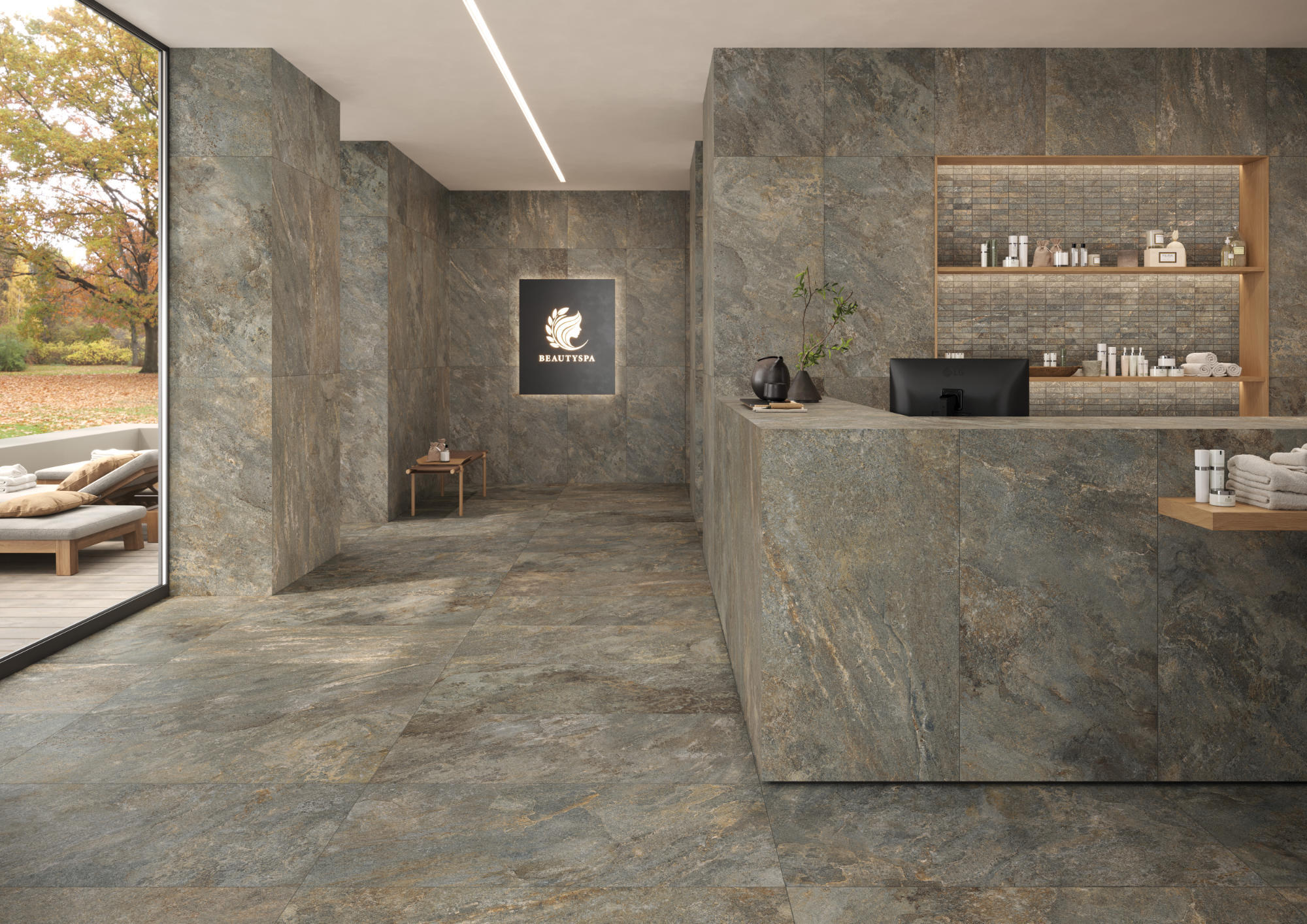 Grace Lithos im Farbton "Anthracite"