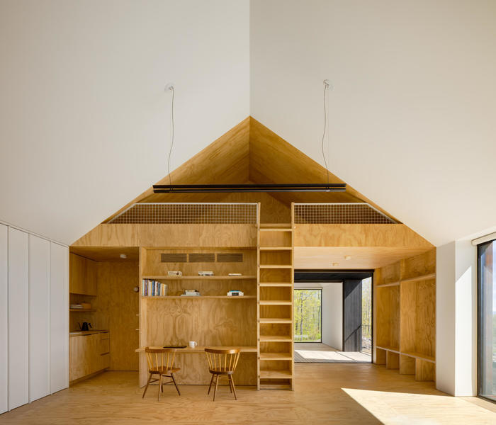 Wohnhaus-Duo von Worrell Yeung im hügeligen New York - Projekte ...