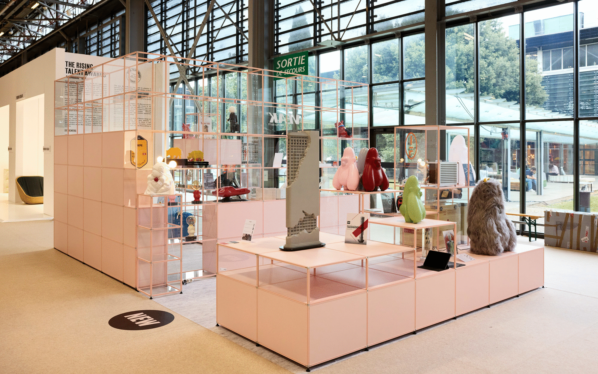 Der sogenannte Design District in der Halle 5A rückte Nachwuchstalente und junge Brands in den Mittelpunkt.