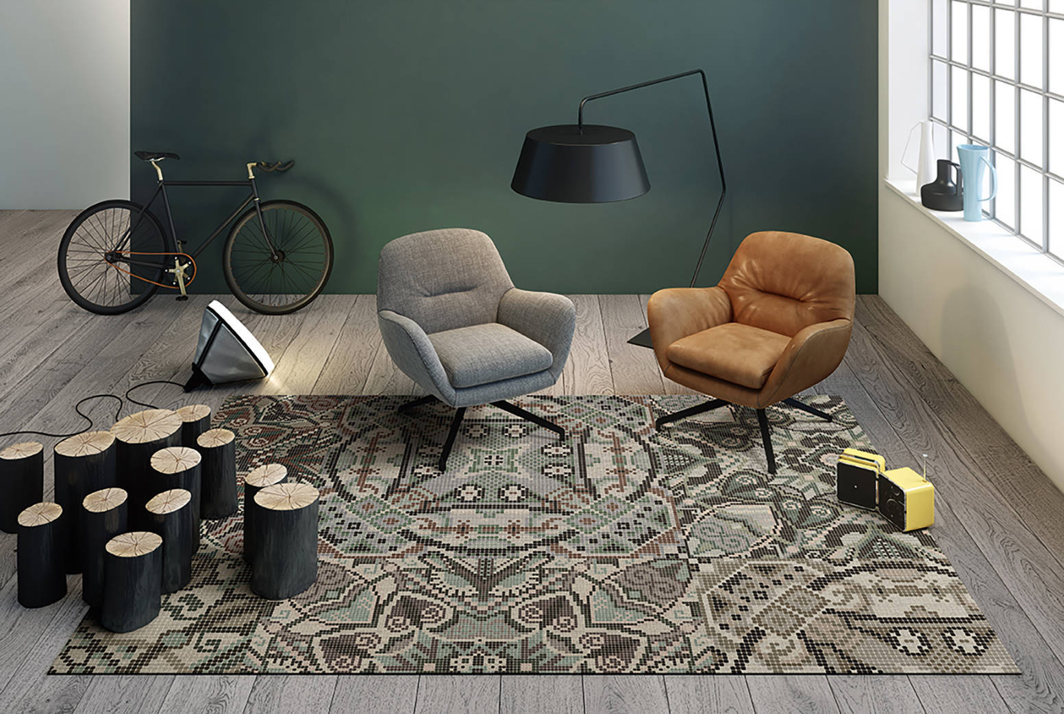 Abgepasste Teppiche mit Designs aus der FREESTILE-Kollektion von Object Carpet