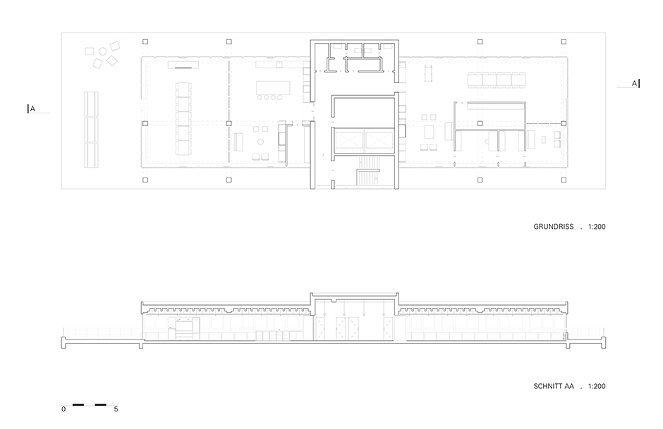 Grundriss und Schnitt