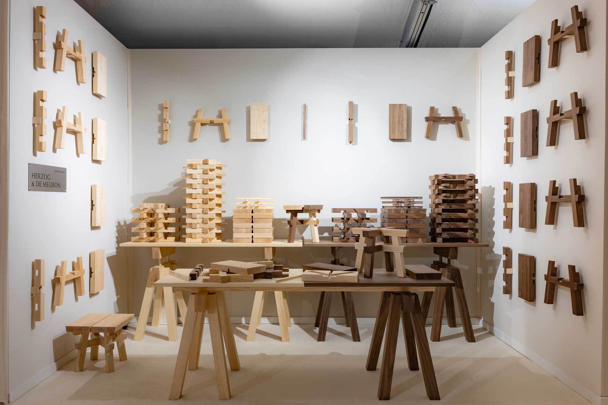 Auch das Designstudio des Schweizer Architekturbüros Herzog & de Meuron stellte auf der Matter and Shape aus.