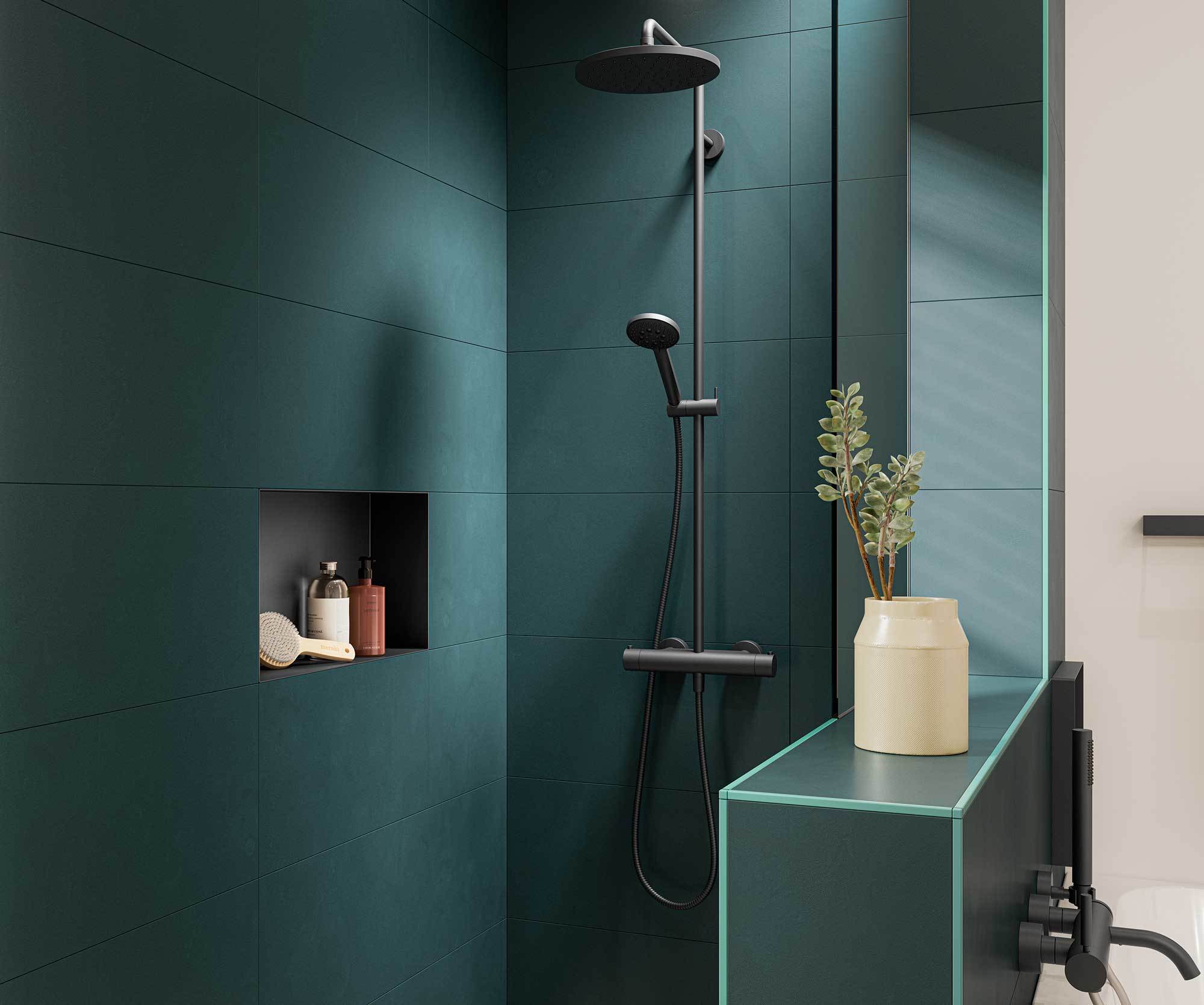 Mit den TRENDLINE-Pulverbeschichtungen erweitert Schlüter-Systems das gestalterische Potenzial seiner Profile. Farbige und strukturierte Oberflächen verwandeln funktionale Bauteile in optisch ansprechende Gestaltungselemente.