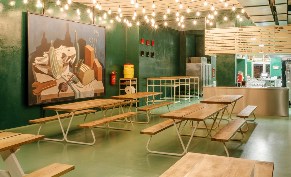 The Big Smokers by 0.5 Studio looks like a kind of American UFO, reconciling Prague's hipster neighborhood of Holešovice with its industrial past.