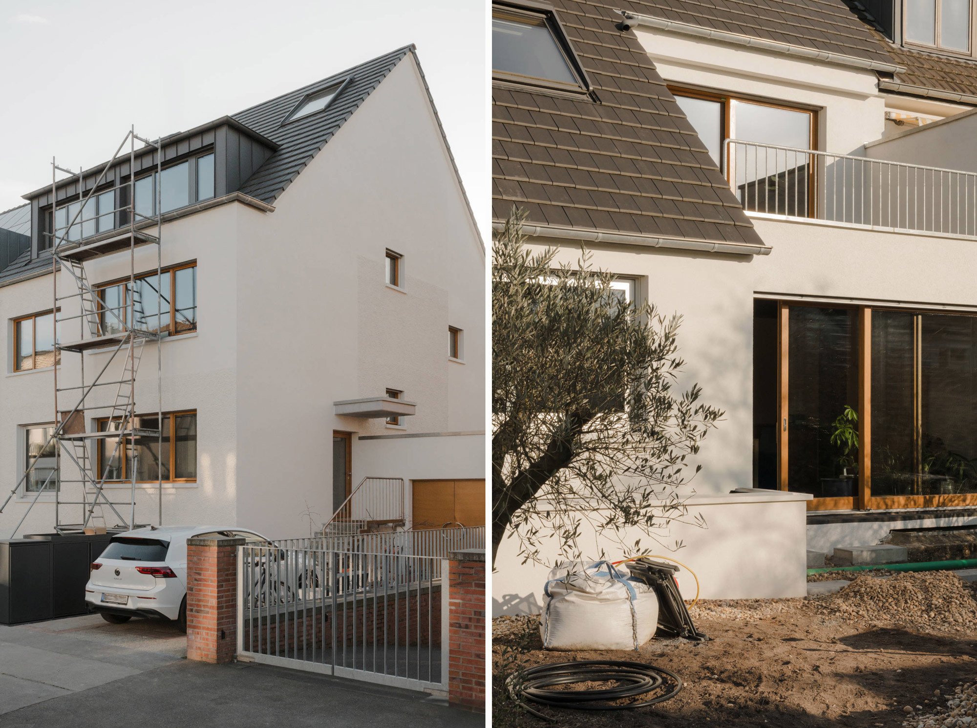 Das Kölner Architekturbüro Catalanoquiel baute für eine sechsköpfige Familie mit Hund eine Doppelhaushälfte aus den Dreißigerjahren um. 