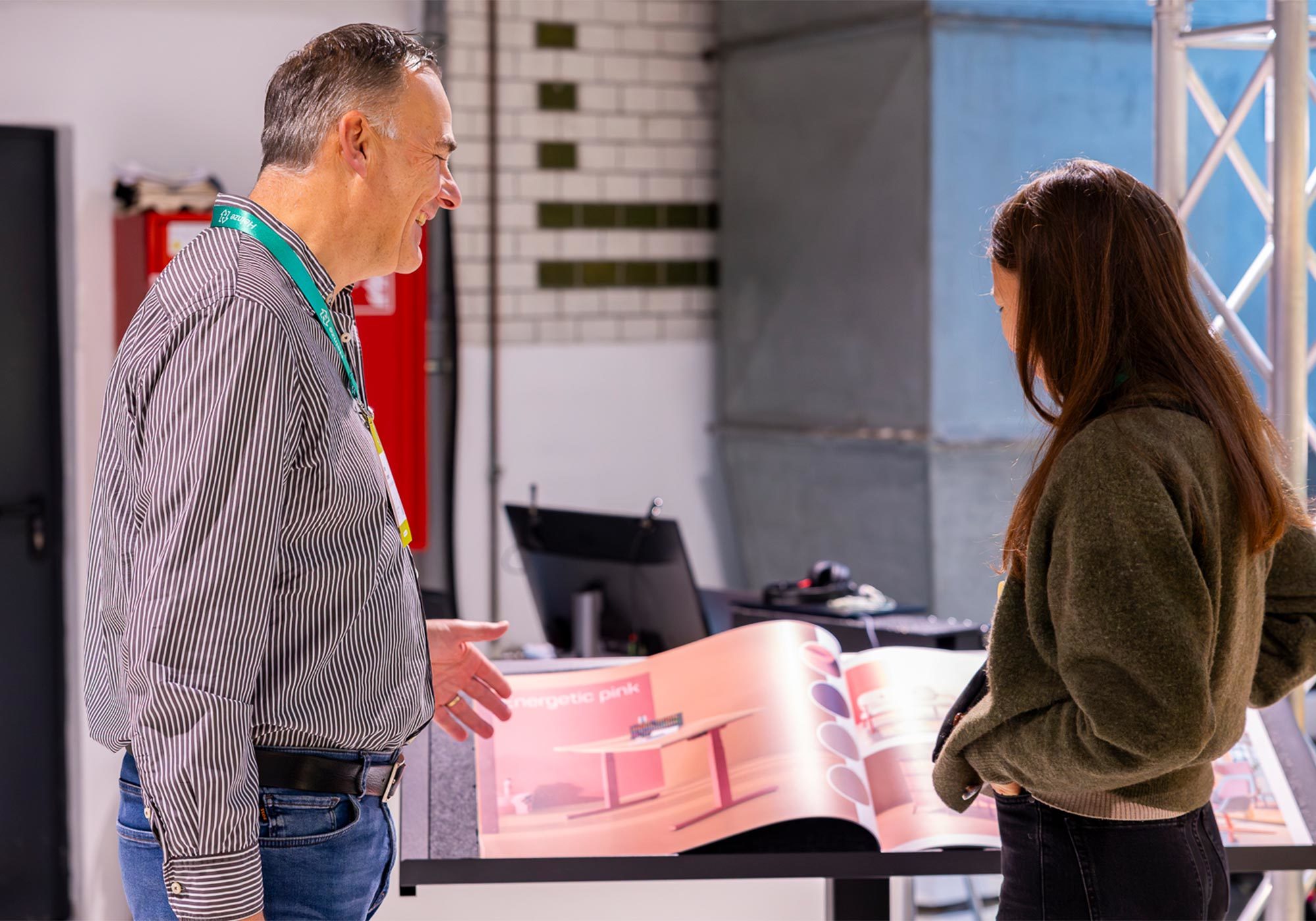 Marco Schoneveld (links) ist Geschäftsführer von Vepa in Deutschland