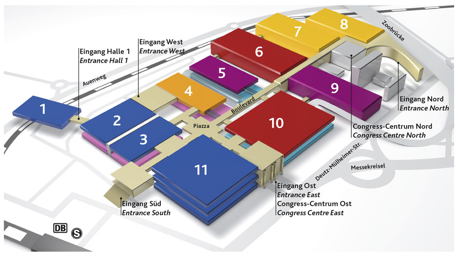 Hallenplan: LivingInteriors ist in Halle 4