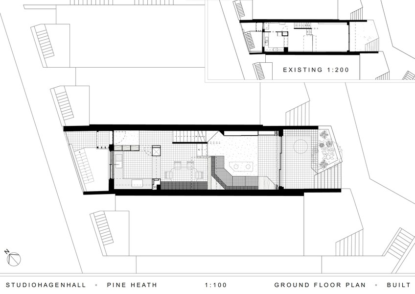 Studio Hagen Hall gestaltet ein Londoner Reihenhaus im Mid-Century-Stil ...
