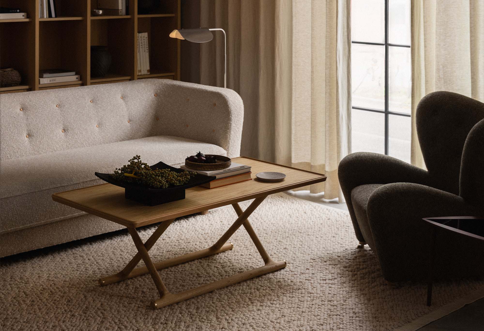 Klappbarer Couchtisch von Mogens Lassen für Audo Copenhagen