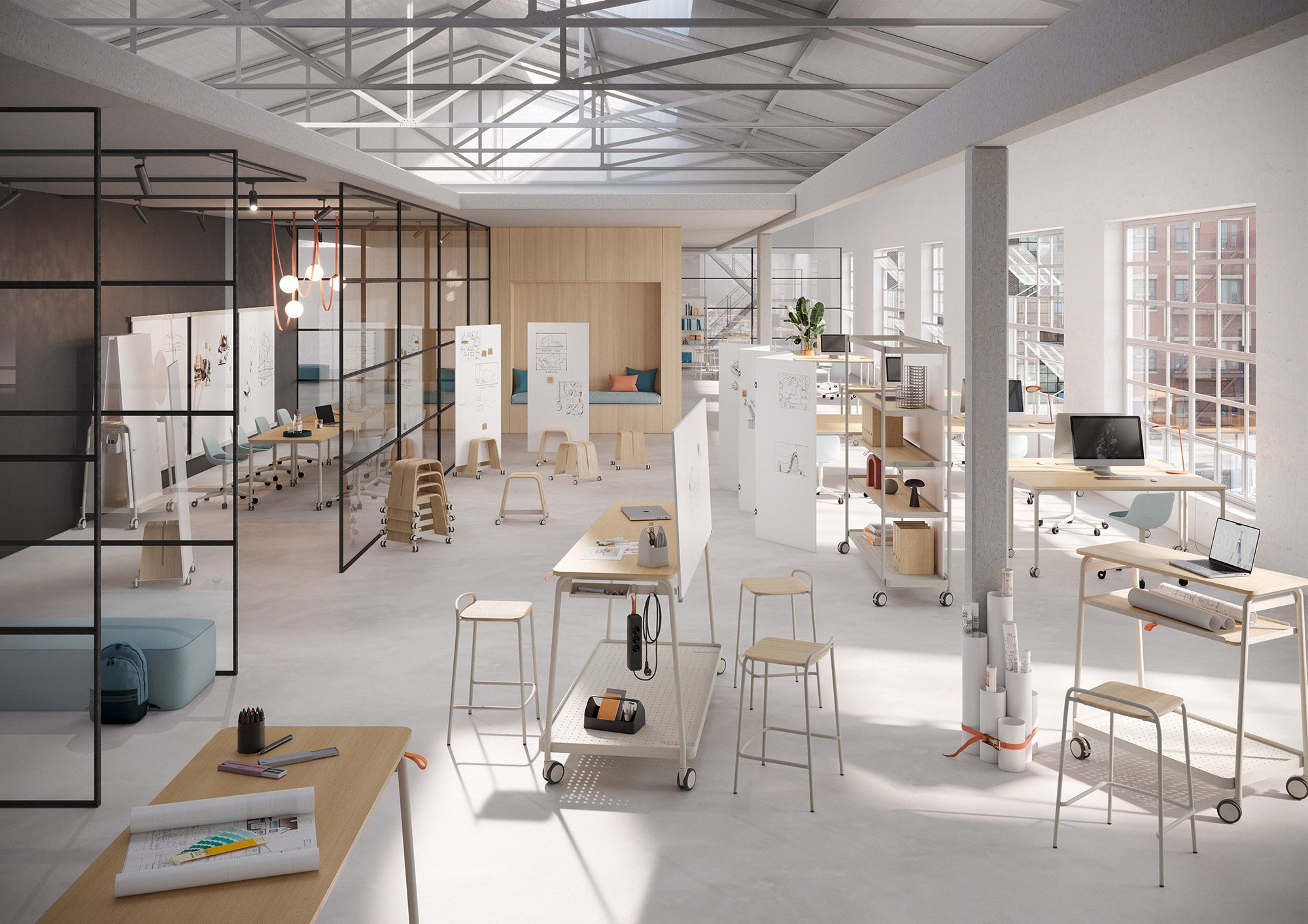 Multifunktionales Office-System von Brunner definiert agiles Arbeiten neu