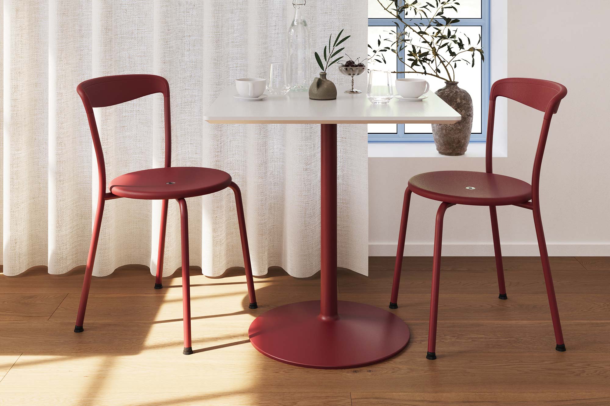 Stapelbarer Indoor- und Outdoorstuhl von Kinnarps