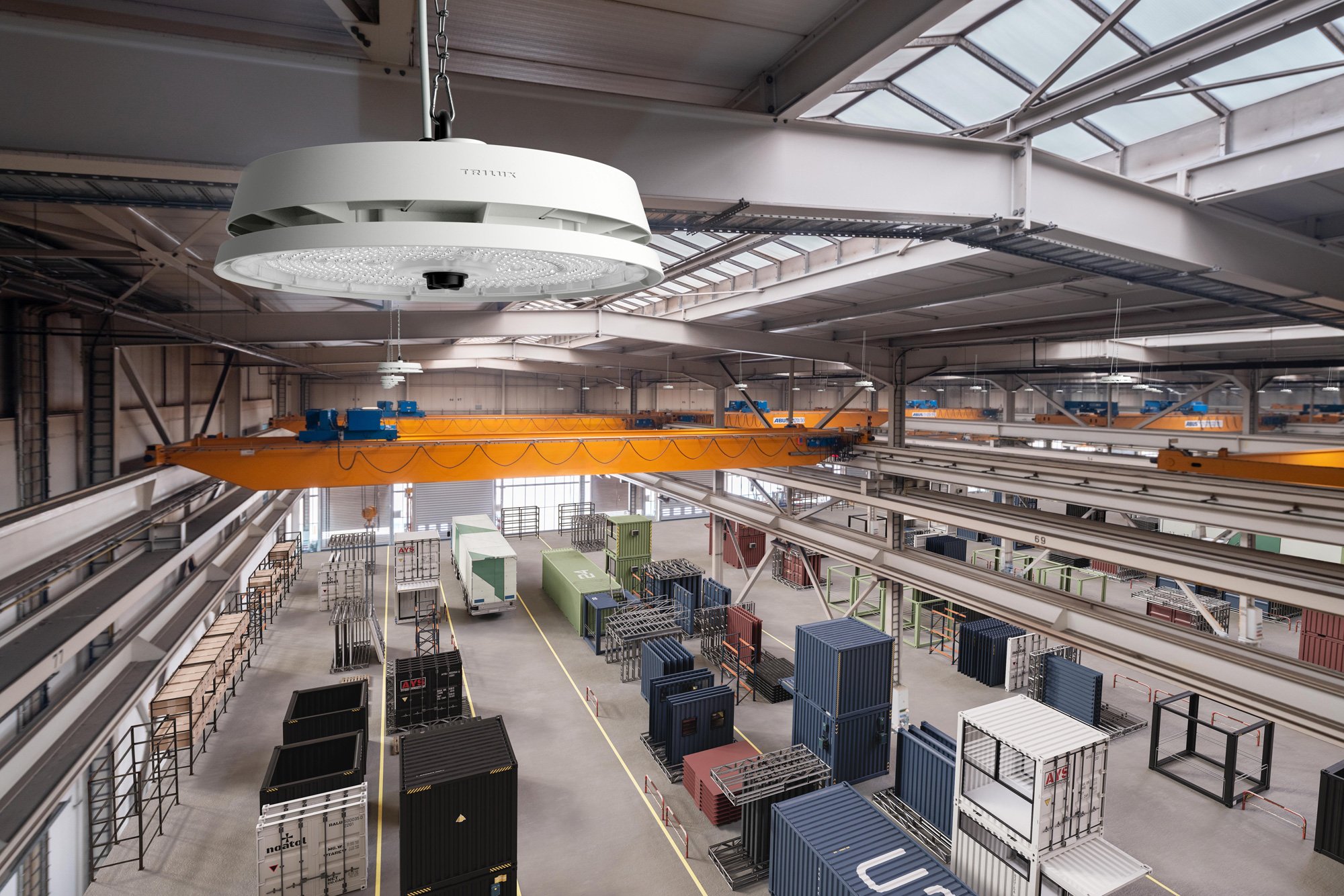 Erweiterung der robusten LED-Hallenstrahlerserie von Trilux