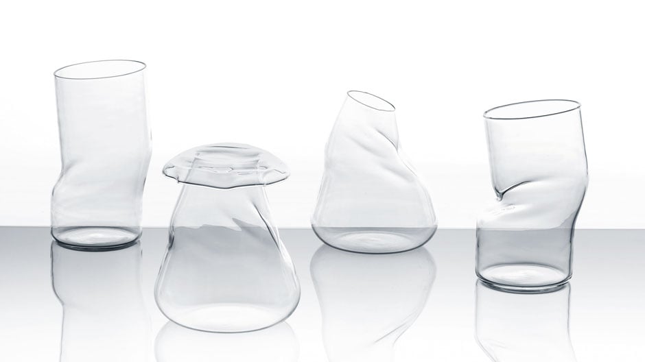 Verflossene Unikate:  Eine Vasenkollektion von Piero Lissoni.