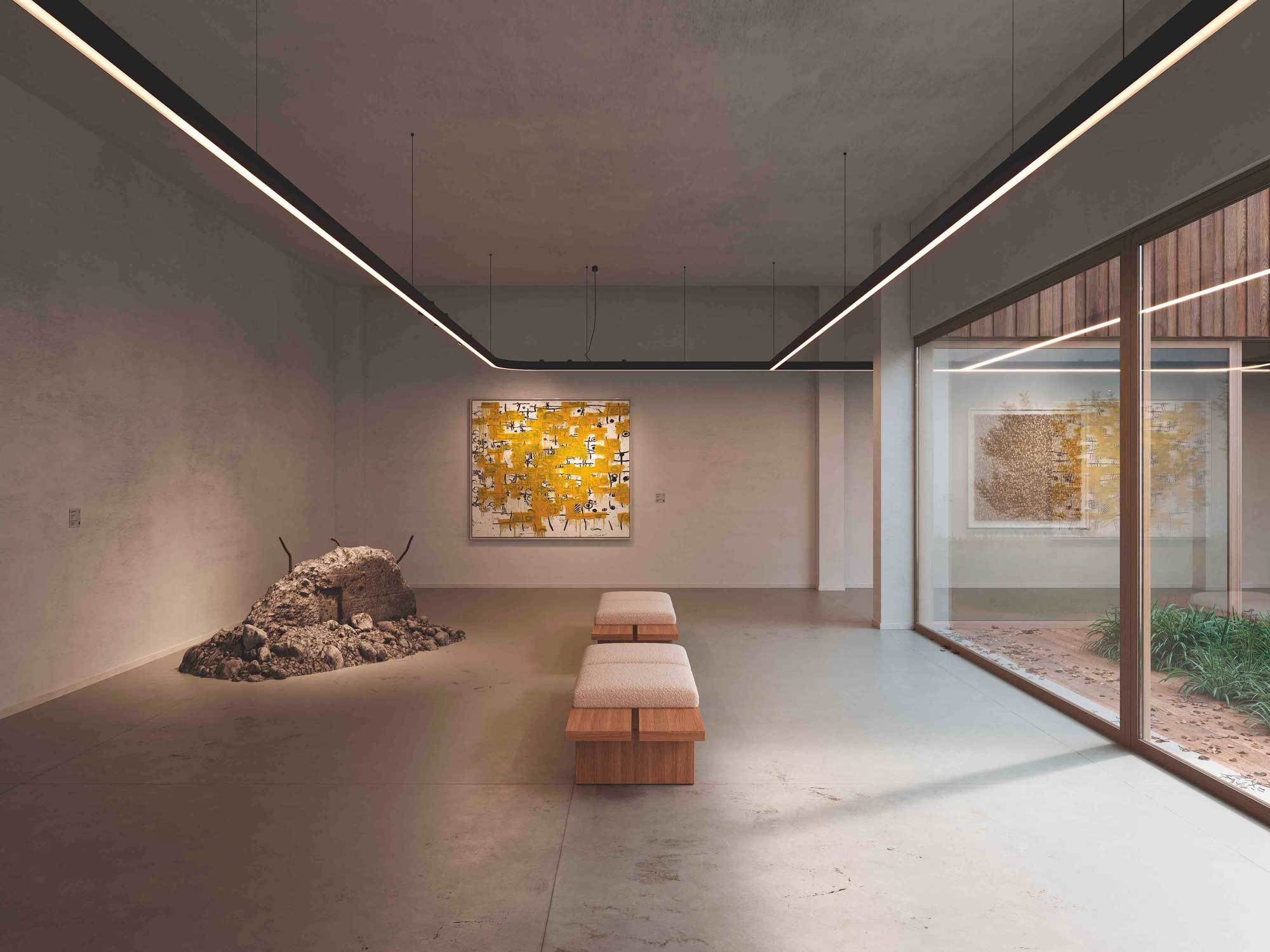 Modulares Profilsystem für Architekturlicht von Deltalight