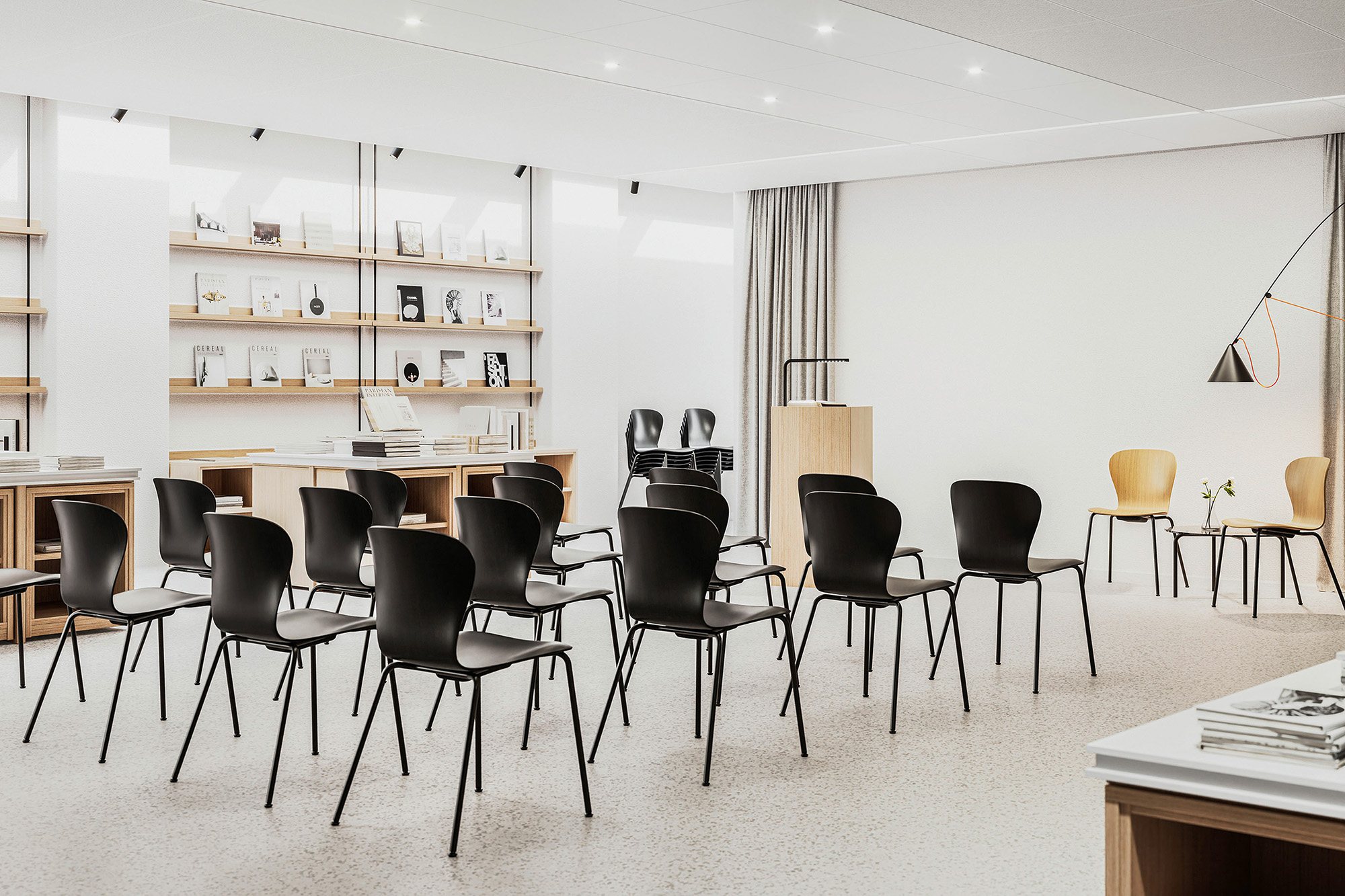 Universell einsetzbarer Stuhl von Industrial Facility für Thonet