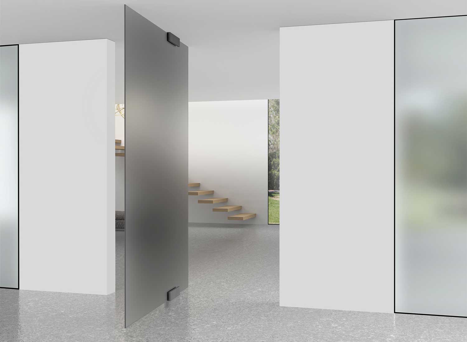 Beidseitig satiniertes Glas von Madras®