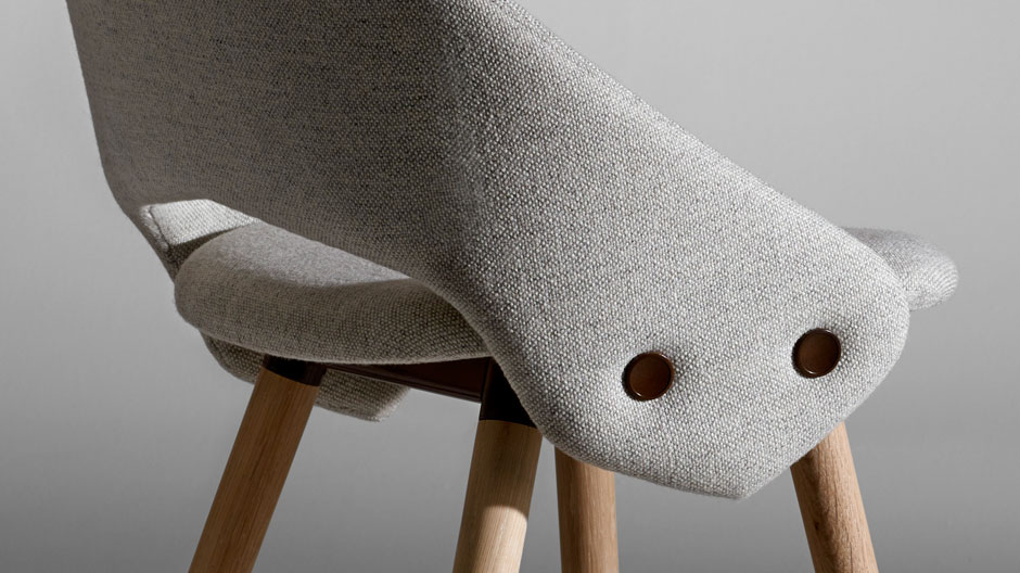 An der Schnittstelle von Design und Mode: Ein Stuhl der schwedischen Designerin Louise Hederström