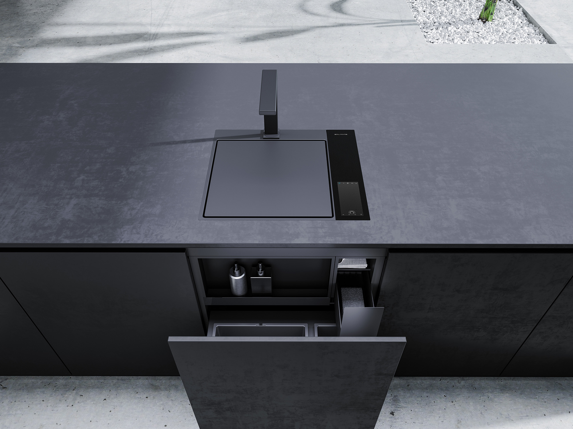 Innovative Spüle der Küchengerätemarke Solitaire