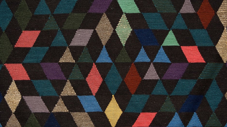 Zwischen Orient und Okzident: geometrische Kelim-Kollektion von Bertjan Pot.