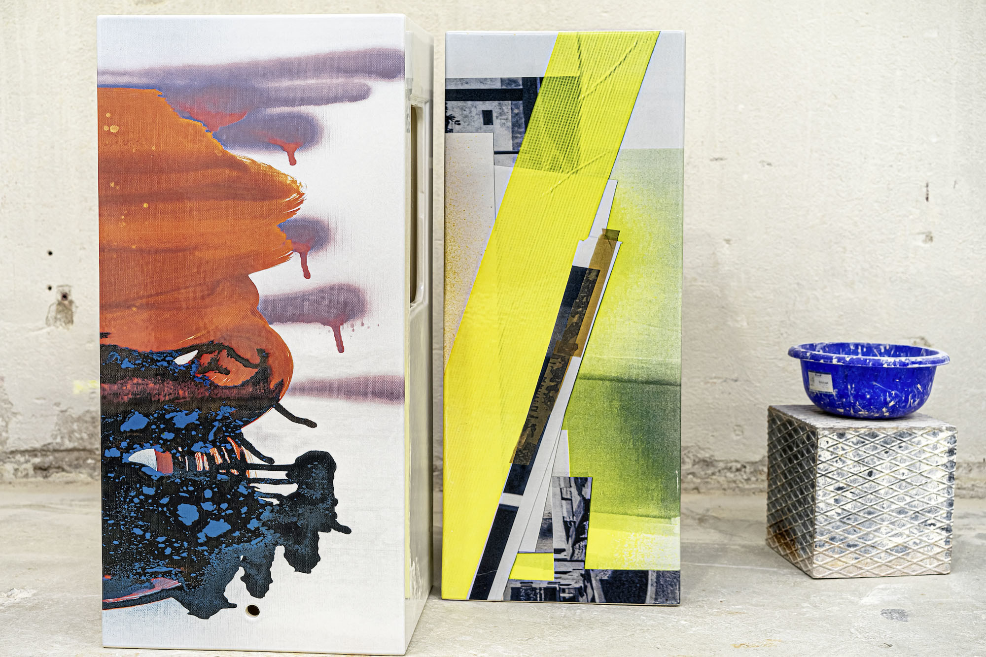 Kunstvoll gestaltete Keramiken von Monique Baumann für Laufen