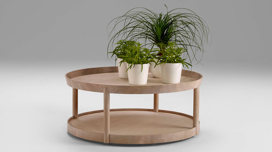 Domestiziertes Archipel: rollbares Beistelltischset des Londoner Designers Michael Sodeau