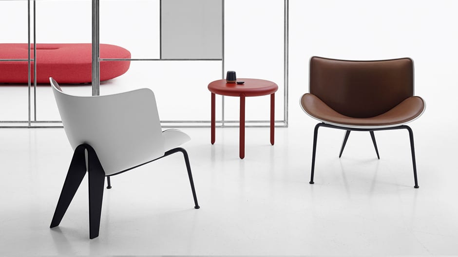 Ein von Samurai-Rüstungen inspirierter Sessel von Doshi Levien