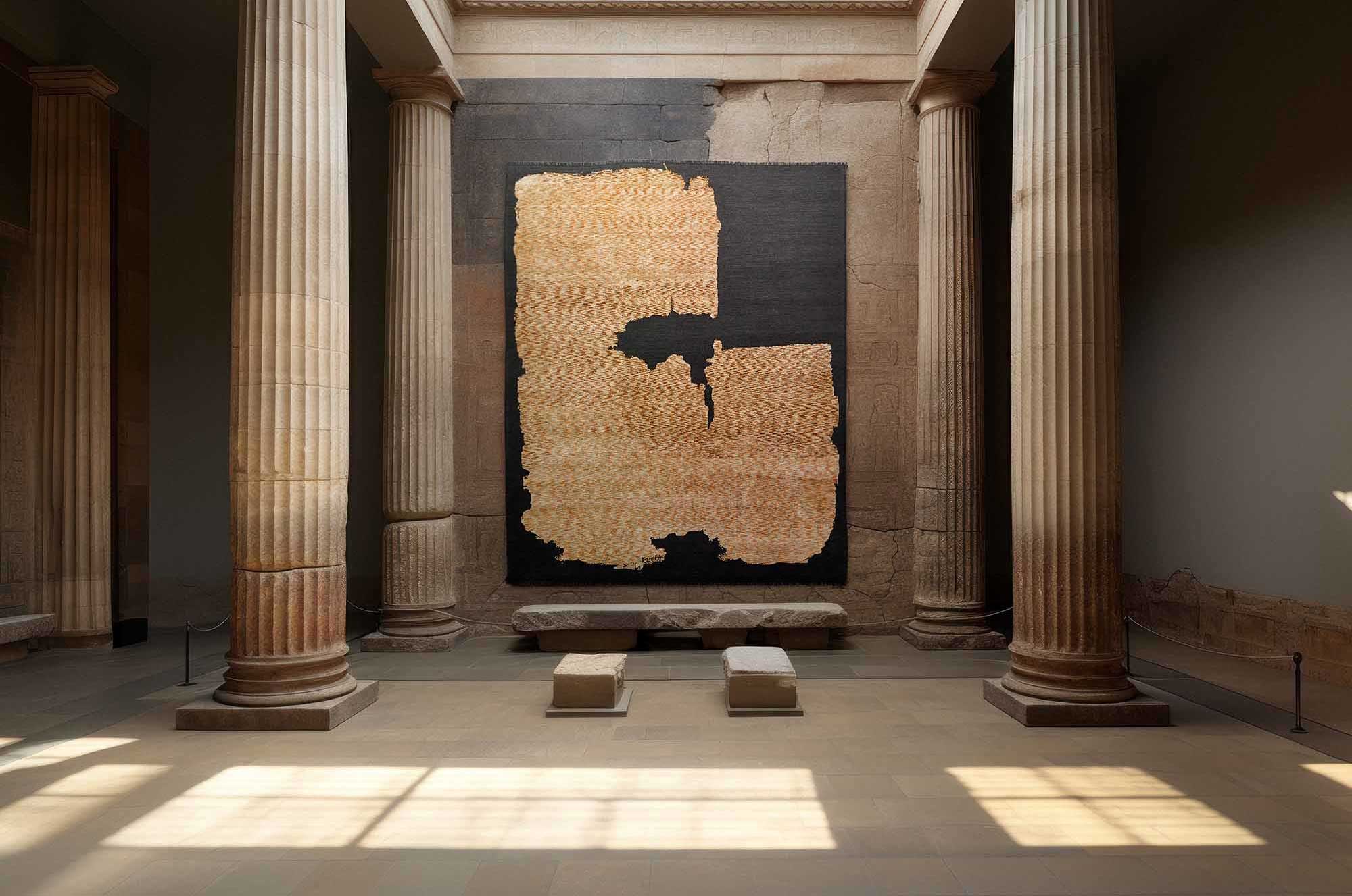 Kollektion aus musealen Teppichfragmenten von Reuber Henning