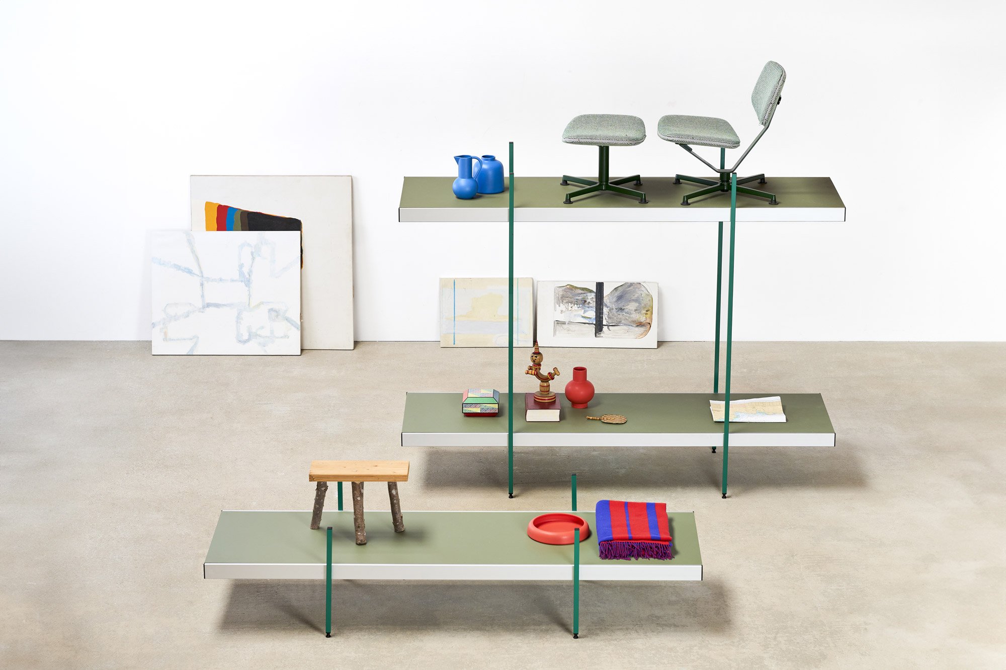 Modulares Aufbewahrungsmöbel von Erwan Bouroullec für Raawii