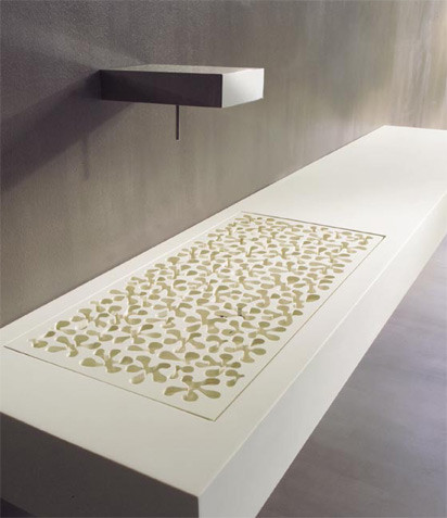 Bei der Linie Concerto verwandelt sich das Waschbecken zu einem Möbelstück