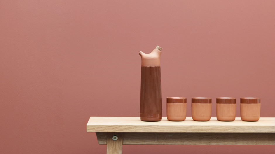 Down to Earth: Simon Legalds Karaffen- und Becher-Set für Normann Copenhagen