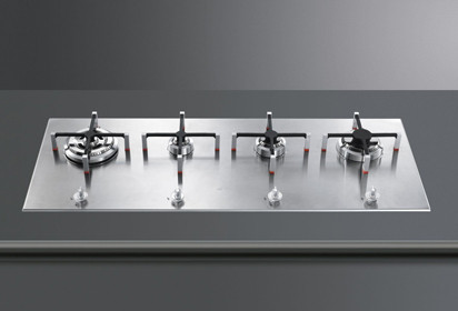  Dieses Gaskochfeld von Smeg besticht durch sein minimalistisches, durchdachtes Design