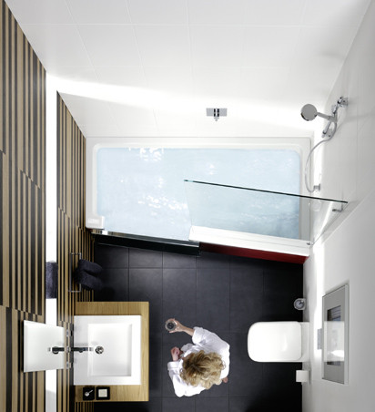 Aus zwei mach eins: Dusch- und Badewannenkombination