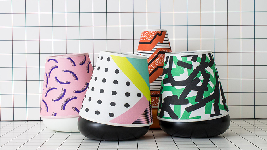 Diese quirligen Tischleuchten lassen die Postmoderne wieder aufleben.