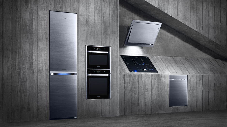 Feuer und (virtuelle) Flamme: Einbaugeräteserie von Samsung.