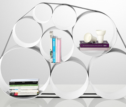 Das Bücherregal als Matroschka-Prinzip von Pil Bredahl