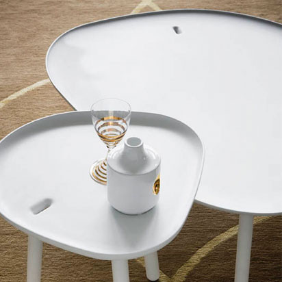 Klein, rund und praktisch: Tische von Ludovica und Roberto Palomba