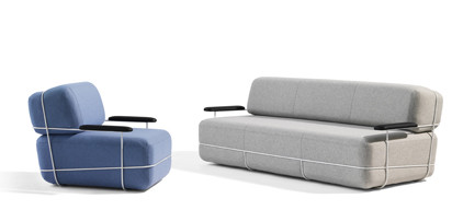 Sitzmöbelfamilie für Blå Station